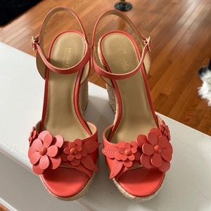 Michael Kors Flora Wedge Sandals size 6.5